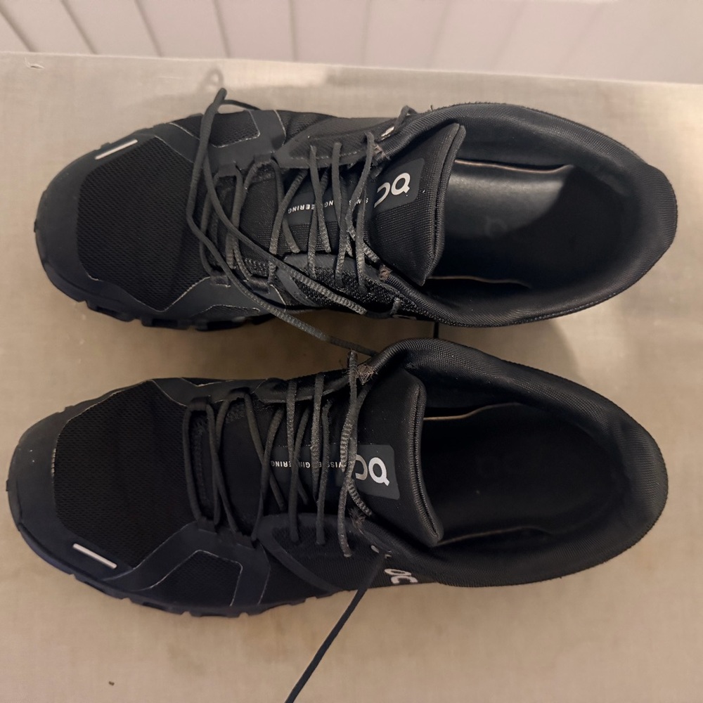 On Men's Black Athletic Sneakers - Picture 3 of 5